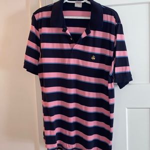 Men’s striped polo